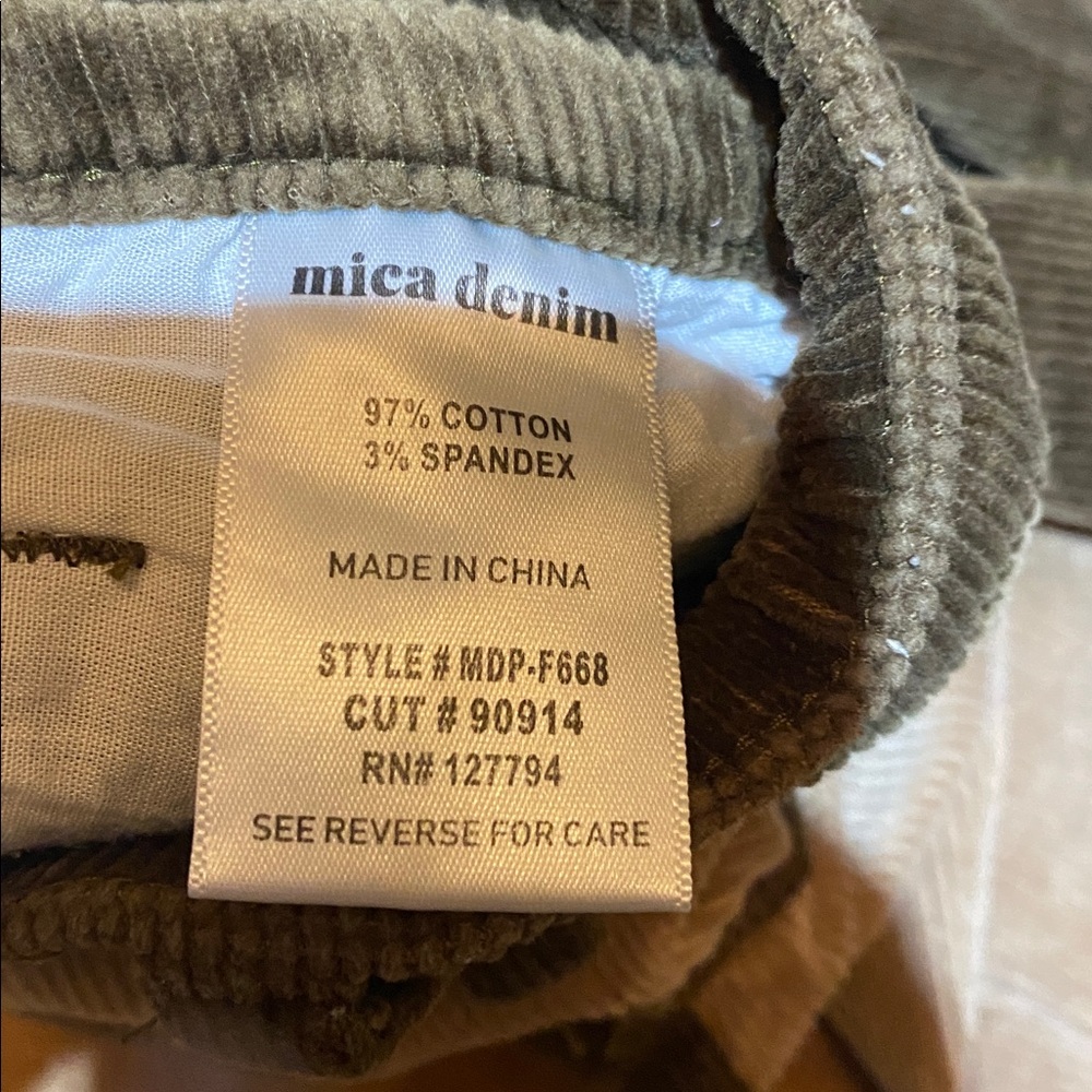 Multi-Tone Corduroy patchwork bell bottom stretch… - image 6